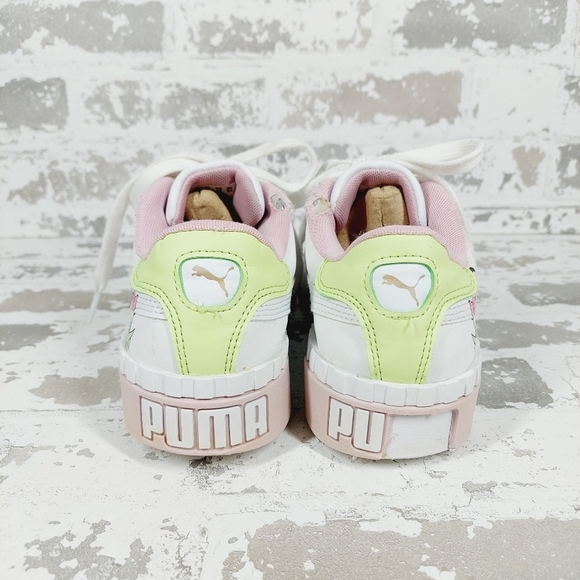 PUMA Cali Bouquet Women's Leather Walking Sneakers B79 - Picture 3 of 11